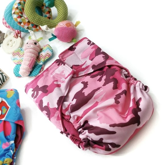 Bundle Of 3 Diaper Covers And 3 Inserts - Picture 15 of 15